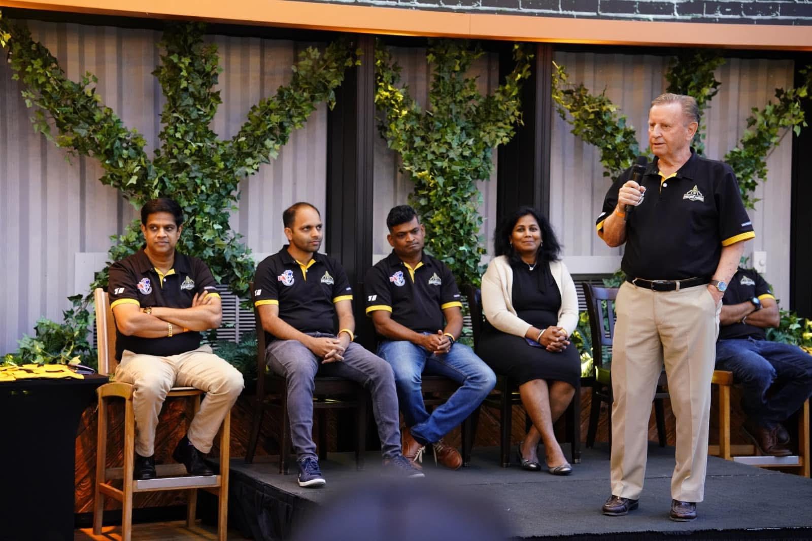 A panel discussion at a Philadelphians event