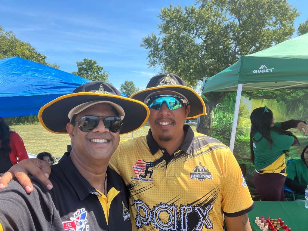 Players in Philadelphians kit on a match day